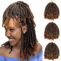 Nubian Twist Hair Crochet Braid Spring Twist Hai Pre Looped Ombre Braiding Hair Spring Twist Braids 8 Inch