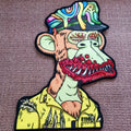 Custom Carpet Multicolored Ape Face Head Printed Unisex Home Accessory Hypebeast Men's Bedroom Rug or Gift Idea