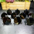 2024 Hot Selling Crystal Crafts Low Price Natural Black Obsidian Mirror for Healing Stones Gifts
