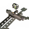Archery Target Bow Sights TP8510 1 Pin 0.059" Compound Bow Sight With Micro-Adjust Long Pole for Hunting Shooting