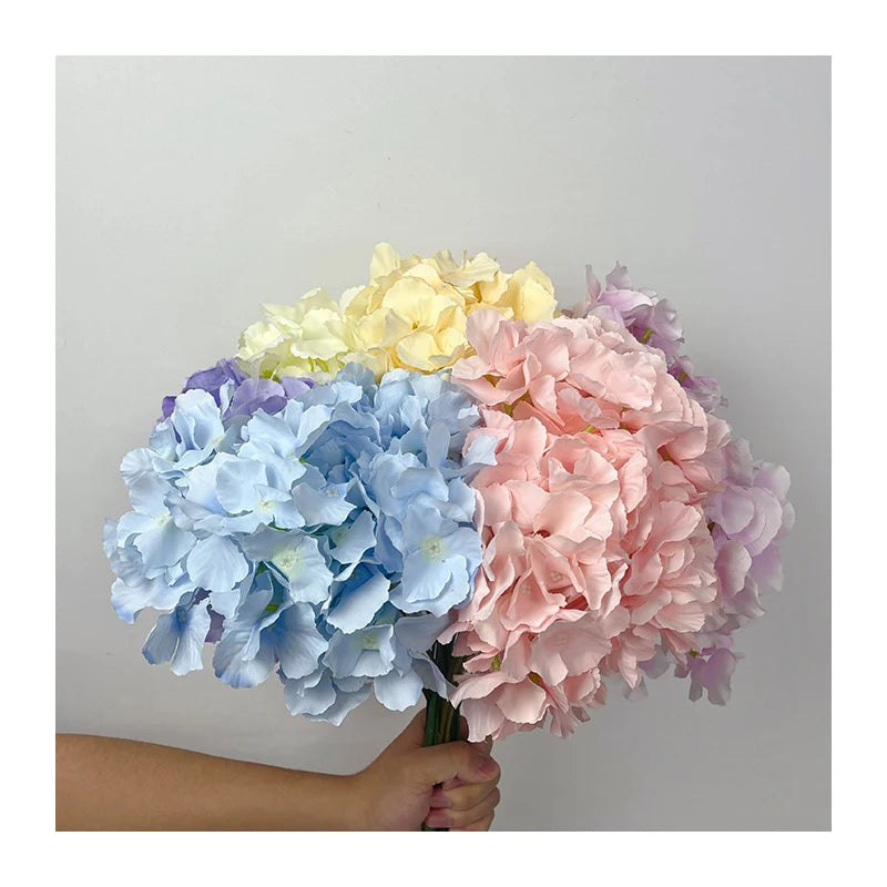 Five-headed Leafless Hydrangeas Popular Artificial Flowers Decorative