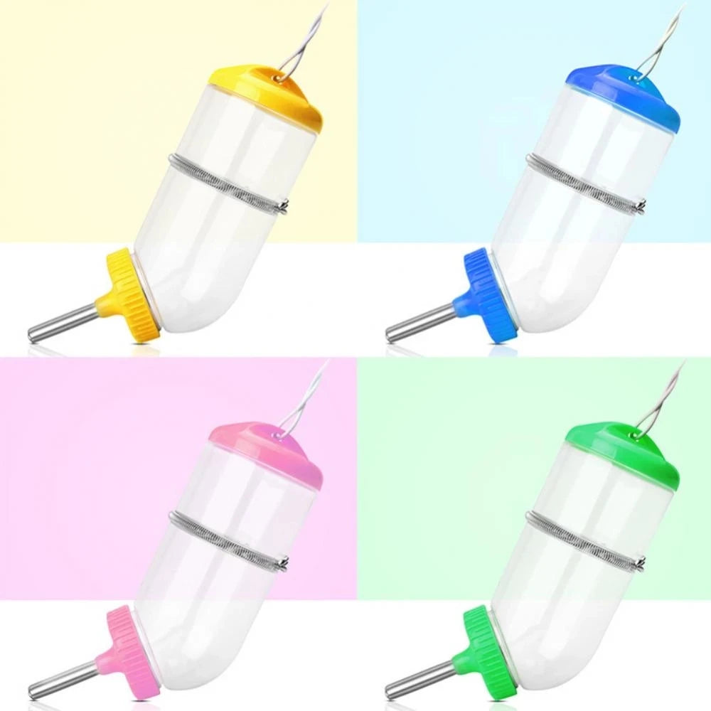 250/500ml Cage Hanging Leak-proof Vacuum Pets Hamster Drinking Water Dispenser Feeder Bottles Drinking Water Mini Animal Supply
