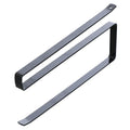 Metal Kitchen Paper Towel Holder Non-punched Cabinet Storage Rack Space Saving Multi-functional
