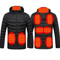 Trendy Stylish Hooded Eco-Friendly Breathable Woman Men Warm Outdoor Winter Casual Long Sleeve Heated Zipper Jacket for Women