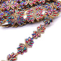Hot Sale Eco-Friendly Sew-on Rhinestone Trim Appliques for Clothing DIY Decorations Jewelry Accessories