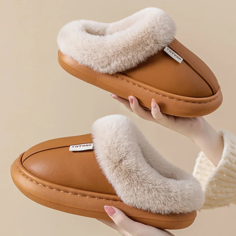Cotton slippers for Men and Women Warming Waterproof slippers for Winter Wholesale