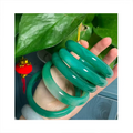 Jialin 2026 INS Stone Green Jade Jewelry Bracelet Bangle Necklace Real Jade Environmental Friendly BANGLES BOHEMIA Natural