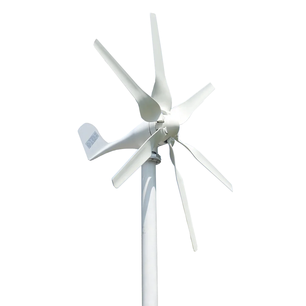 Home Use 800w 1000w 1200w 12v 24v Horizontal Wind Turbine Generator With Wind Turbine  Controller