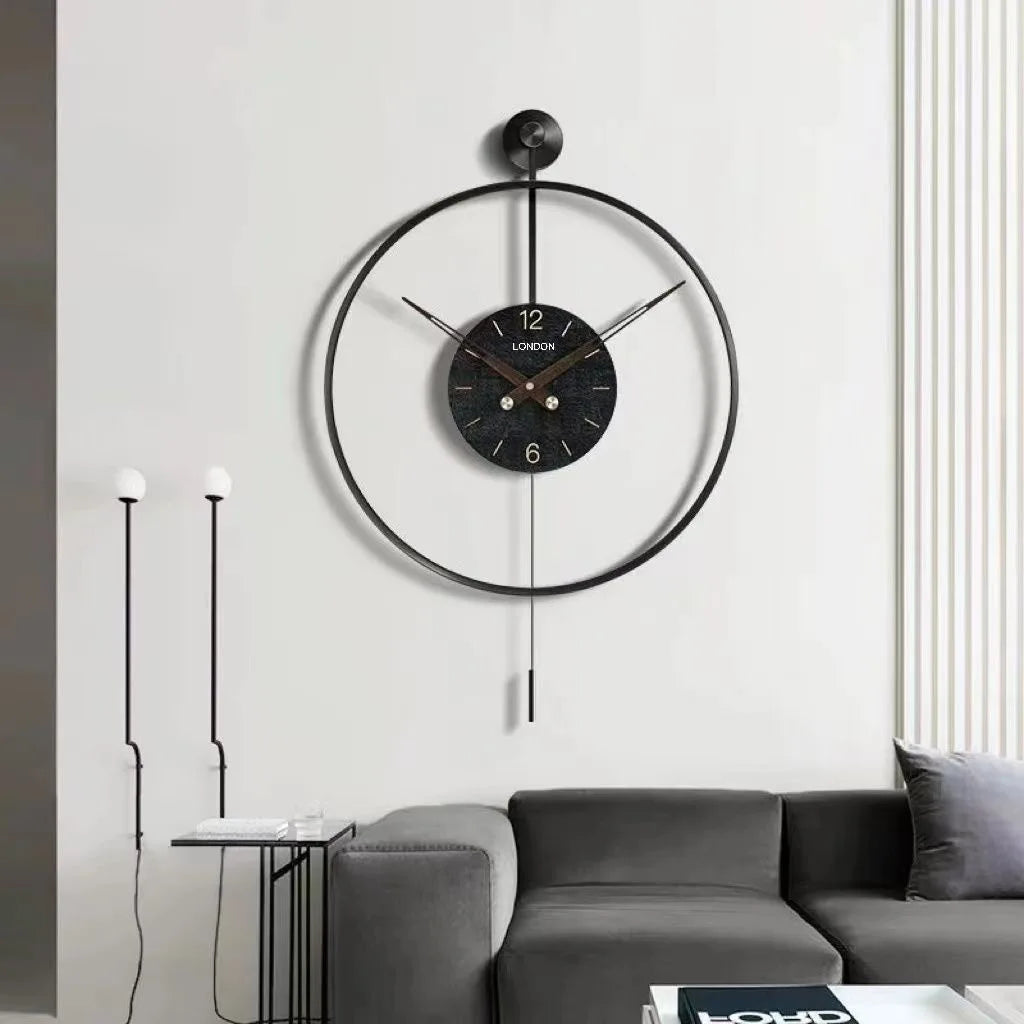 60X92CM Large Pendulum Dropshipping Modern Lwall Hanging Clock Decorative Metal Wall Watch Home House Decor Bulk DDP