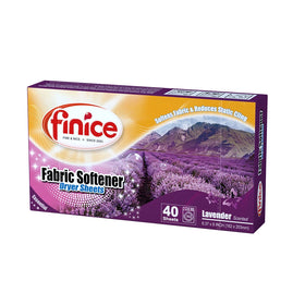 Finice Lavender Scented Disposable Eco-Friendly 2-in-1 Fabric Softener Dispenser & Dryer Sheets Holder