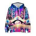 Fitspi 3d Digital Printed Pullover Hooded Hoodie Sweatshirt Custom Printed Hoodies Supplier