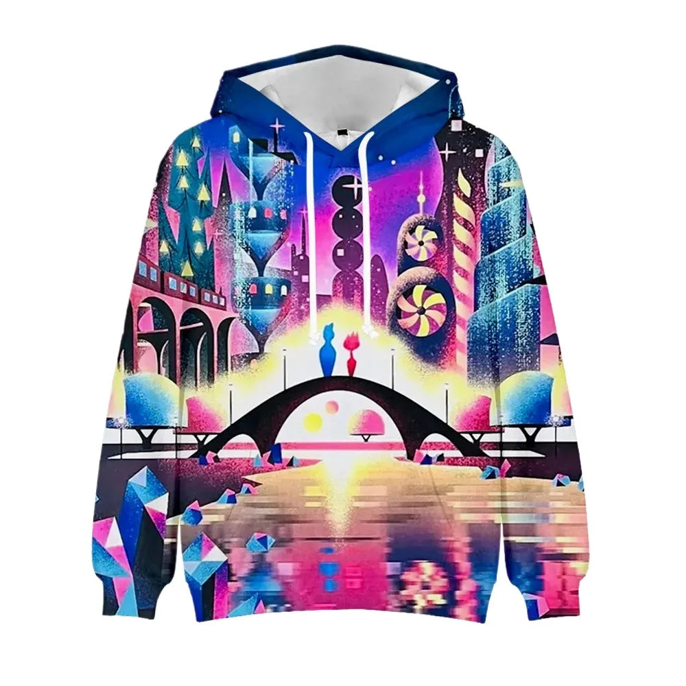 Fitspi 3d Digital Printed Pullover Hooded Hoodie Sweatshirt Custom Printed Hoodies Supplier