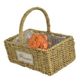 Natural Woven Seagrass Nesting Wicker Shelf Storage Baskets Flower Basket Container Bin.bin