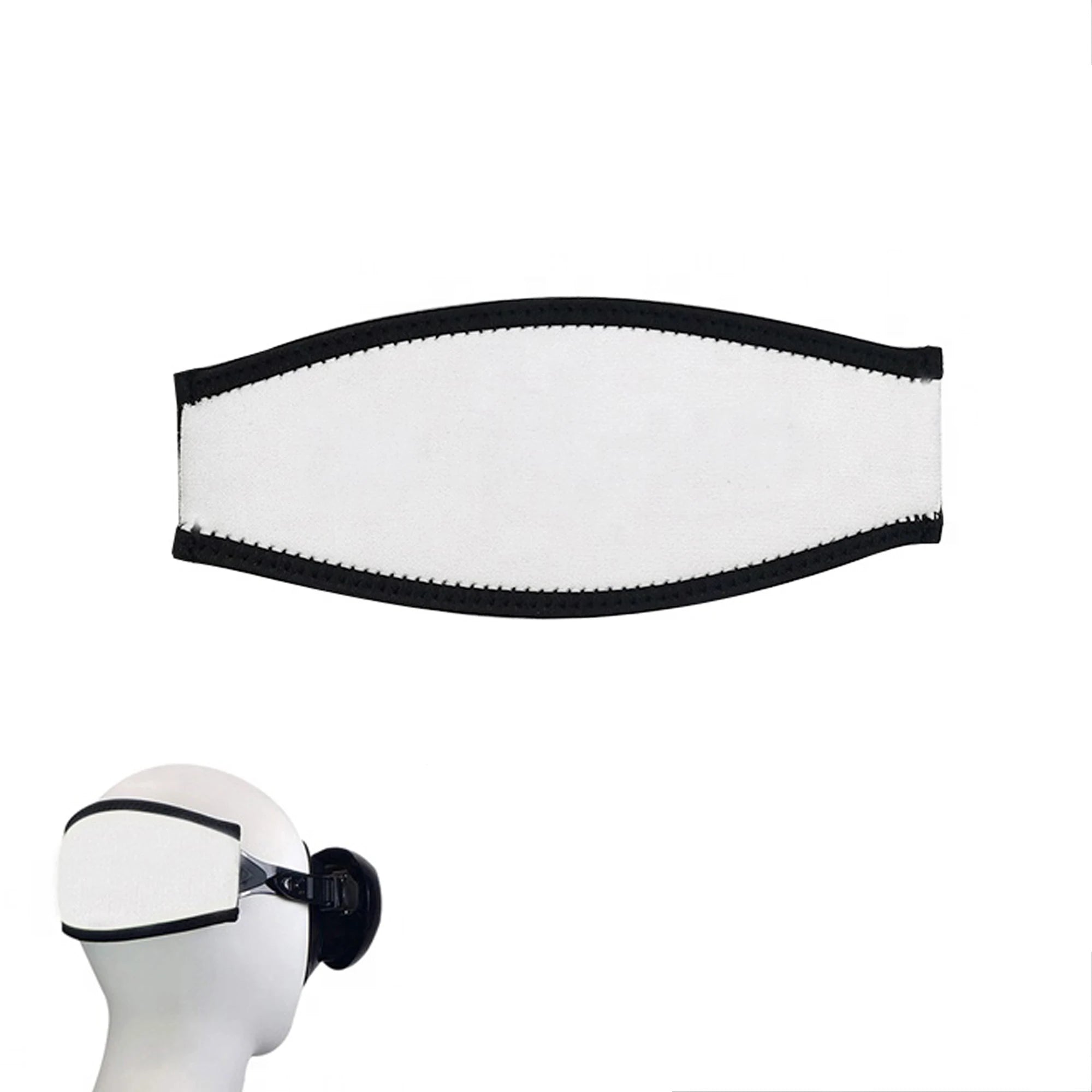 Qualisub Personalized Neoprene Diving Mask Strap Cover Blanks Sublimation Two Parts Soft Thick Model SFWK-01 190x65mm