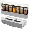 Multi-use Self-adhesive Spice Organizer Rack Seasoning Bottle Storage Rack Kitchen Accessories Storage Holders & Racks Plastic
