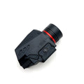 Factory Wholesale 150 Lumens 20mm Base Installation Tactical White LED Flashing Red Laser Flashlight Integrated Sight