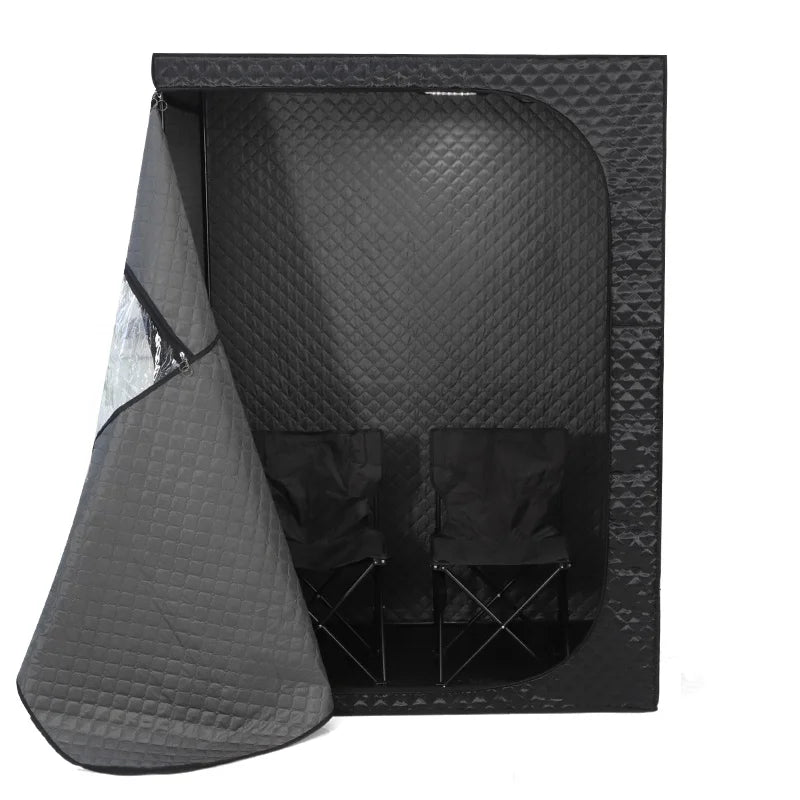 New Design Indoor Portable Steam Tent 1-2 Person 4 Season Sauna Home Use Large Size Foldable Spa Sauna Room