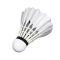 Accurate & Stable Advanced Training Goose Feather Ball Badminton Shuttlecocks 76-78 Speed 160g 12 Pack