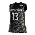 Supplier Sublimation Sports Team Training Volleyball T Shirt Designs Beach Women Clothes Unisex Volleyball Jersey