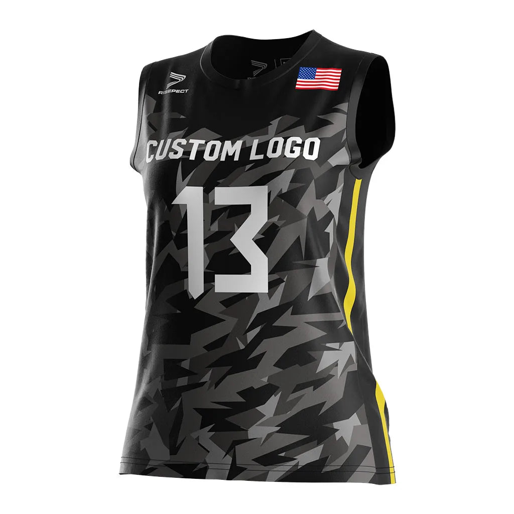 Supplier Sublimation Sports Team Training Volleyball T Shirt Designs Beach Women Clothes Unisex Volleyball Jersey