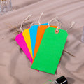 Custom Brand Logo Eco-friendly Colorful Paper Garment Shirt Shoes Bags Manila Shipping Hangtags