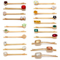 Fashion Alloy One-word Hair Clip Korean Rhinestone Adult Custom Hair Accessories Simple Fashion