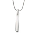 Kalen Unisex Minimalist Stainless Steel Silver/Gold/Black Bar Shape Pendant