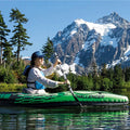 Hot Model Inflatable Kayak Thickened Wear Double Inflatable Boat Portable Folding Kayak Can Be Used for Scene Use