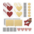 Wholesale DIY Scratch Film Stickers Scratch-off Magic Stickers Coated Scratch Cards Scratch Stickers