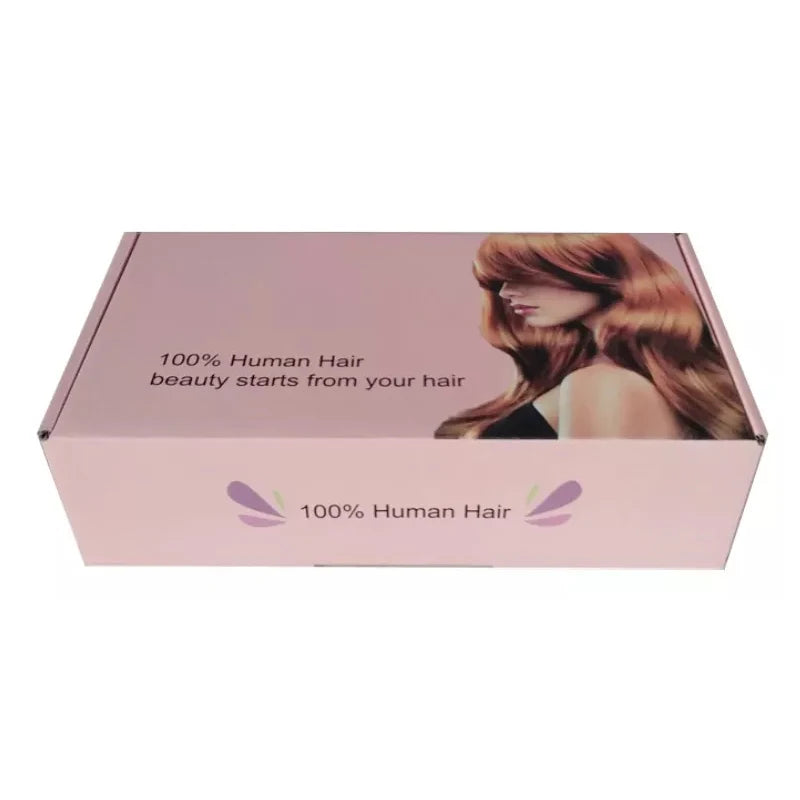 Fancy Design Carton with Custom logo Durable Corrugated Carton for Wig Packaging Product Boxes Corrugated Cardboard Box