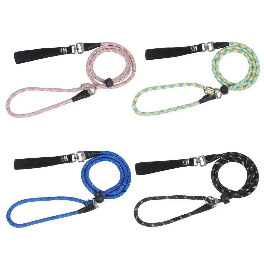 New Explosion-Proof P Chain Integrated Dog Walking Rope Medium Large Training P-Rope Padded Wholesale for Cross-Border Pet