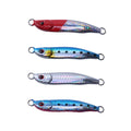 Metal Jig Lure Long Casting Micro Jig S-shape Lure Slow Fall Jigging Iron Bait Saltwater 20g 40g 60g 80g