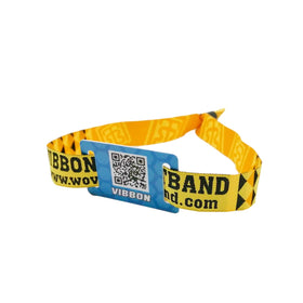 Customized Promotional Elastic Wristbands in Polyester Fabric for Men and Kids for Festivals and Events