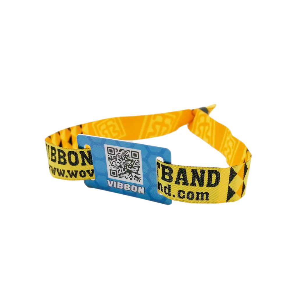 Customized Promotional Elastic Wristbands in Polyester Fabric for Men and Kids for Festivals and Events