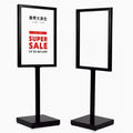 Floor Stand Sign Display  Shop Billboards Display  Holder Poster Display Stand Rack