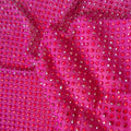 Spandex Siam Glitter Fabric With Crystal Diamond Glitter Strass Fabric for Swimwear