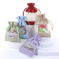 Professional Manufacturer's 50PCS Drawstring Gift Bags Easter Egg Fabric Candy Decorations Burlap Jewellery Container Pouches