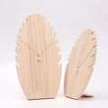 Large 7 Slots Flame Shape Natural Wood Necklace Pendant Chain Jewelry Display Prop Holder Stand Rack