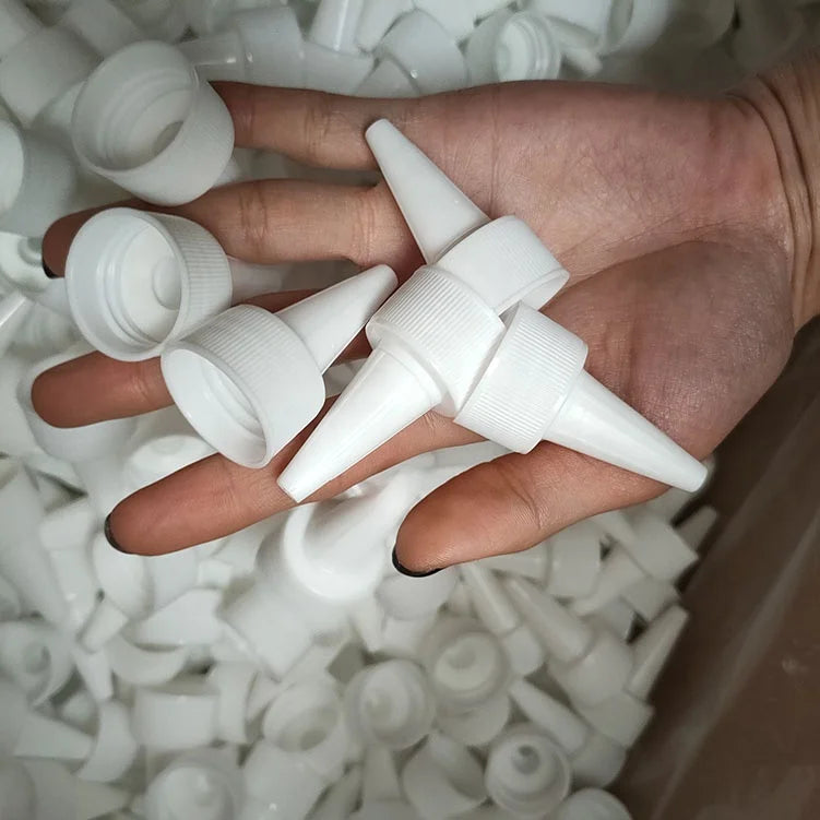 Factory Price 20/410 24/410 28/410 Twist Plastic Oil Bottle Nozzle Ribbed Cap Twist Cap Twist Off Cap Plastic Twist Bottle Cap