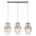 Modern Crystal Ceiling Light for Living Room Personalized Lighting Design Home Office Apartment Iron Surface Mounted