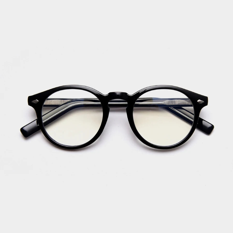 2026 NEW Transparent Round Glasses Spectacle Frame Nerd Female Eyeglass Frame Points Vintage Plain Glasses Clear LensES
