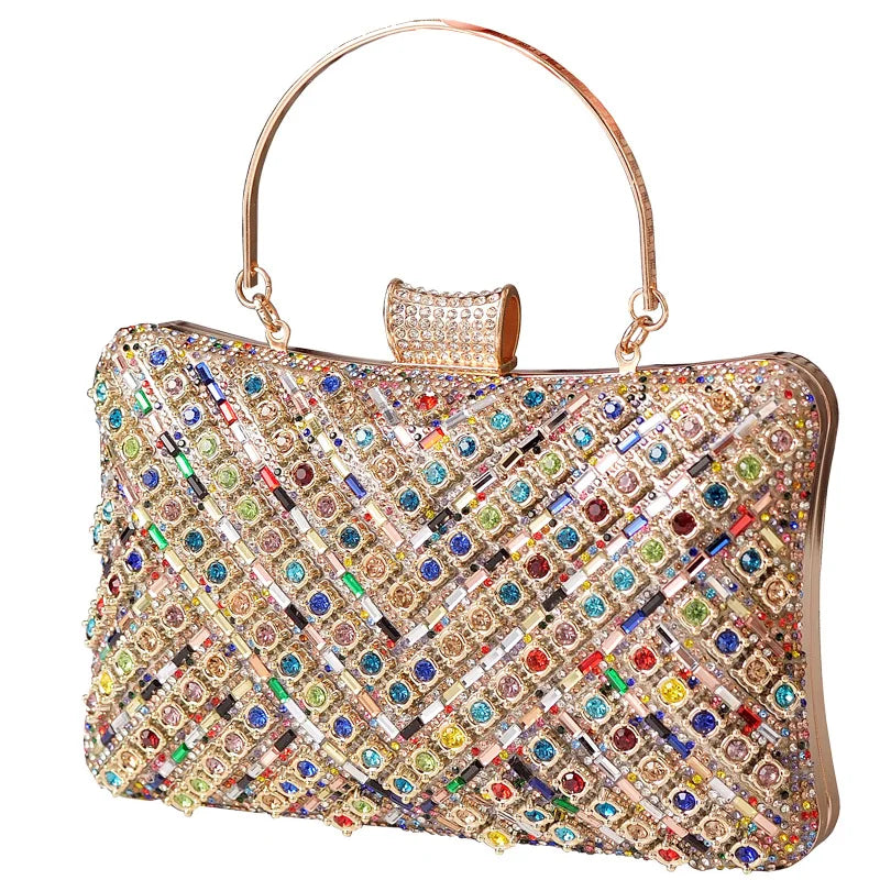 Women's Messenger Small Diamond Candy Bag Wholesale Ladies Shoulder Bag Handbag Party Bag
