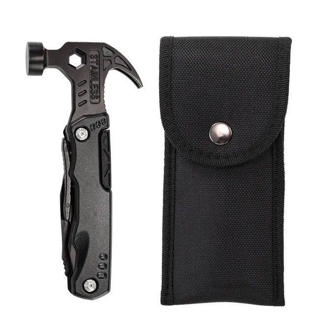 Multifunctional Pliers Multitool Nail Hammer Stainless Steel Aluminum Handle DIY Industrial OEM Outdoor Survival Camping Hunting