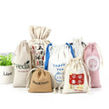 China Wholesale Recyclable Cotton Drawstring Bags for Perfume Shampoo Candle Soap Jewelry Packaging & Gift Use