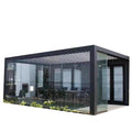 Garden Outdoor Aluminum Louvered Pergola Pavilion Gazebo Pergole Pergula Pergola Modern 3x3 3x4 4x3 4x4 4x5 4x6 6x3 6x4 6x5 6x6m