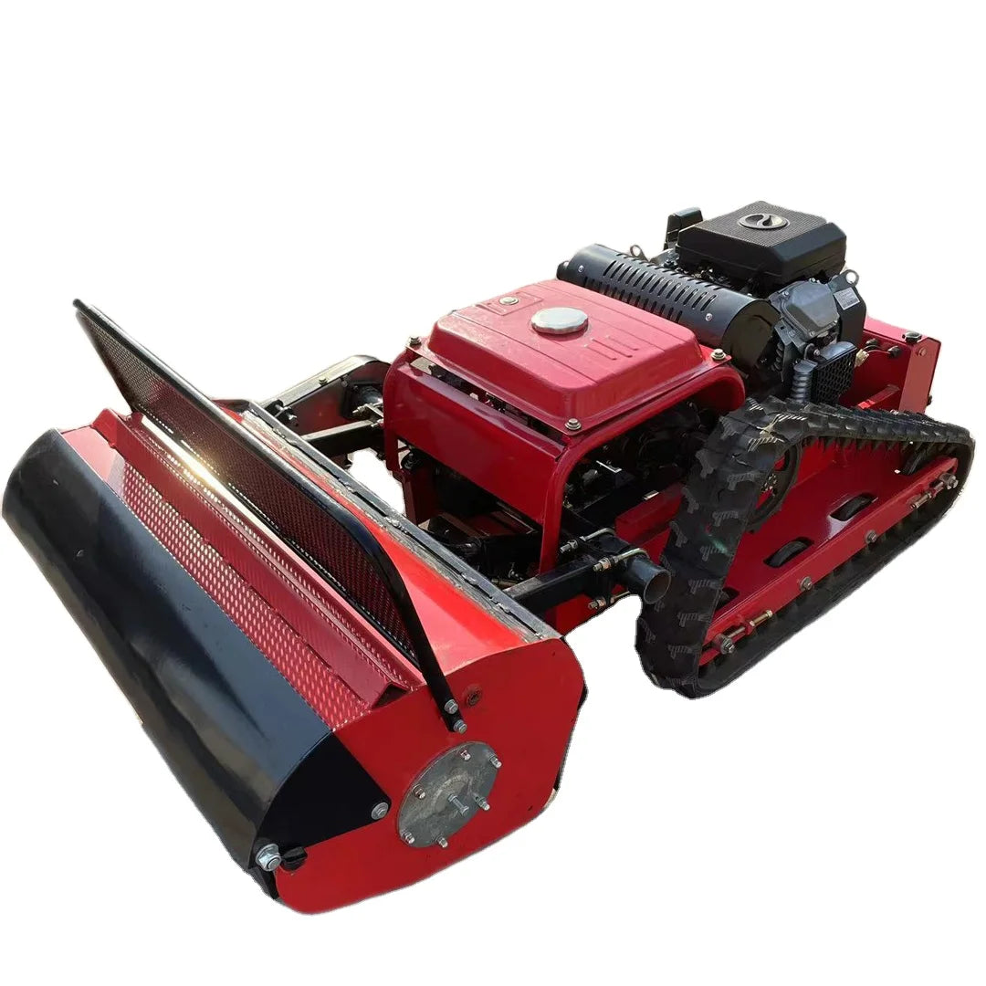 Hot Sale Industrial Grade Self Propelled Robotic Lawn Mower Petrol Power Remote Control 16HP Agricultural Machine New Condition