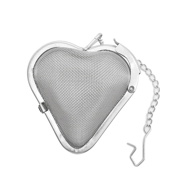 Fine Mesh Tea Infuser with Chain Handle Eco-Friendly Loose Leaf 304 Stainless Steel Tea Filter Strainer Accessories