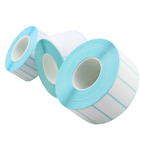 60*30*800 Self adhesive Paper Sticker Blank Direct Thermal Labels Adhesive roll label packaging shipping thermal label barcode