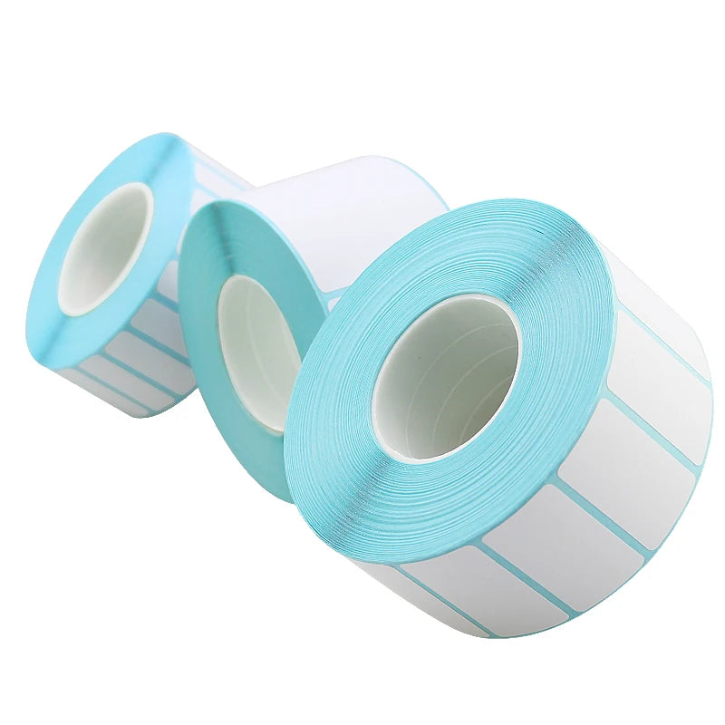 60*30*800 Self adhesive Paper Sticker Blank Direct Thermal Labels Adhesive roll label packaging shipping thermal label barcode