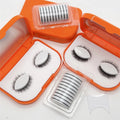 SEVERBEAUTY 2025 New Handmade Pre-Glued Cruelty-Free Reusable False Half Eyelashes Self-Sticky Synthetic Fiber Wispy Nature Lazy